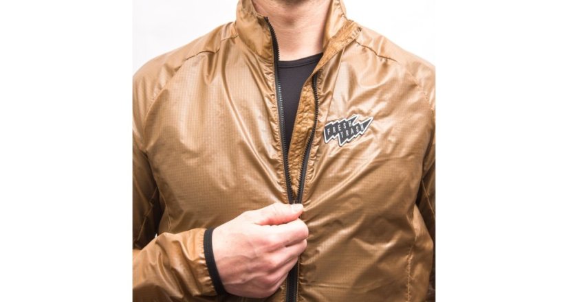 Fresh Trash Men's Up Parachute Jacket - cyklo bunda - Farba: Salted Caramel, Veľkosť: M