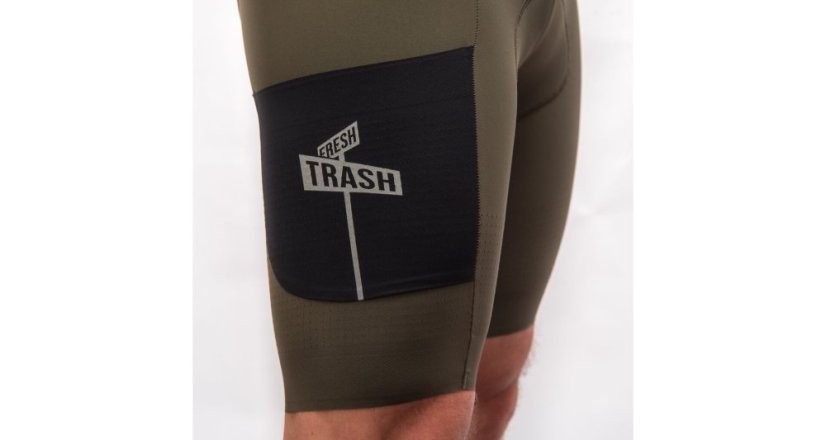 Fresh Trash Men's Signature Bib Shorts Evo - cyklo kraťasy - Farba: True Black, Veľkosť: S
