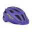 MET Crackerjack Purple – detská cyklistická prilba, bočný pohľad