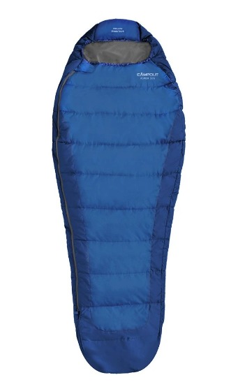 Campout | Aspen - Výška postavy: 175 cm, Strana zipsu: Pravá, Farba spacáku: Blue