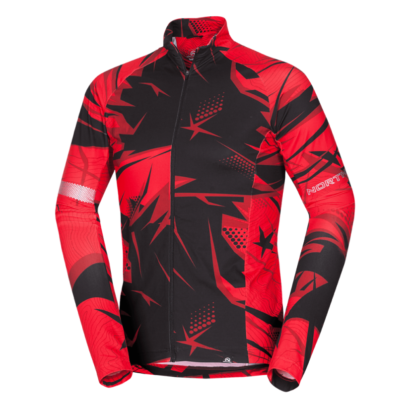 Bukovec I Red print – samotná mikina bez modela