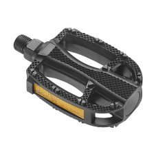 Longus KID PP – čierne detské platformové pedále 9/16″