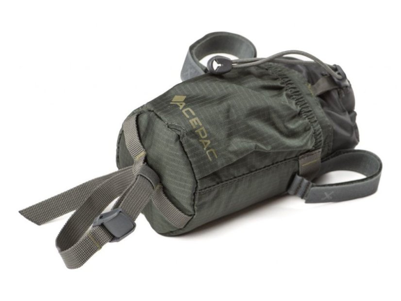 Acepac Bike Bottle Bag MKIII sivá – detail upevnenia