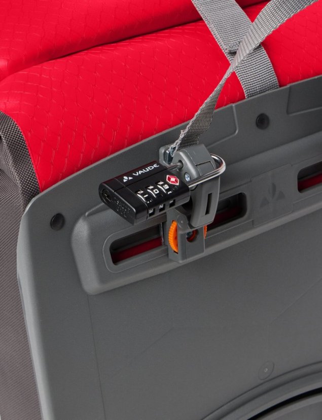 VAUDE Aqua Back Single červená – detail uzamykateľného systému QMR 2.0
