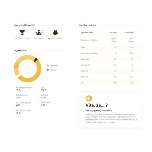 Chimpanzee | Protein Bar - Balenie: Chocolate
