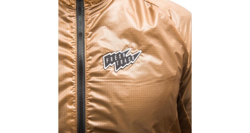 Fresh Trash Men's Up Parachute Jacket - cyklo bunda - Farba: Salted Caramel, Veľkosť: M