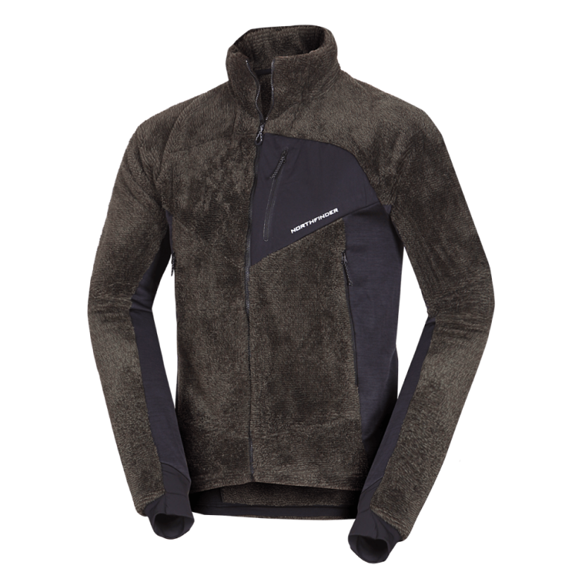 Northfinder Ludwik Black / Dark green – samotná mikina bez modelu