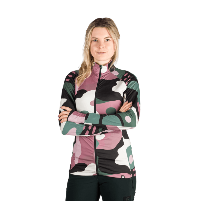 Northfinder Jamiya Alloverprint – mikina na modelke