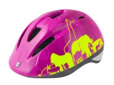 FORCE prilba FUN ANIMALS detská fluo-ružová S