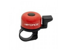 FORCE zvonček MINI - Fe / plast, 22,2 mm, červený