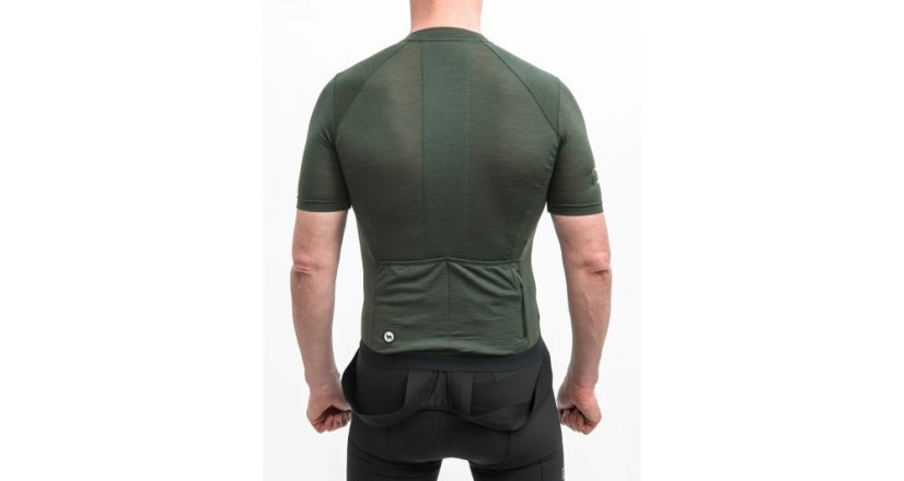 Fresh Trash Men's Lite Merino Evo Jersey - cyklo dres - Farba: True Black, Veľkosť: L