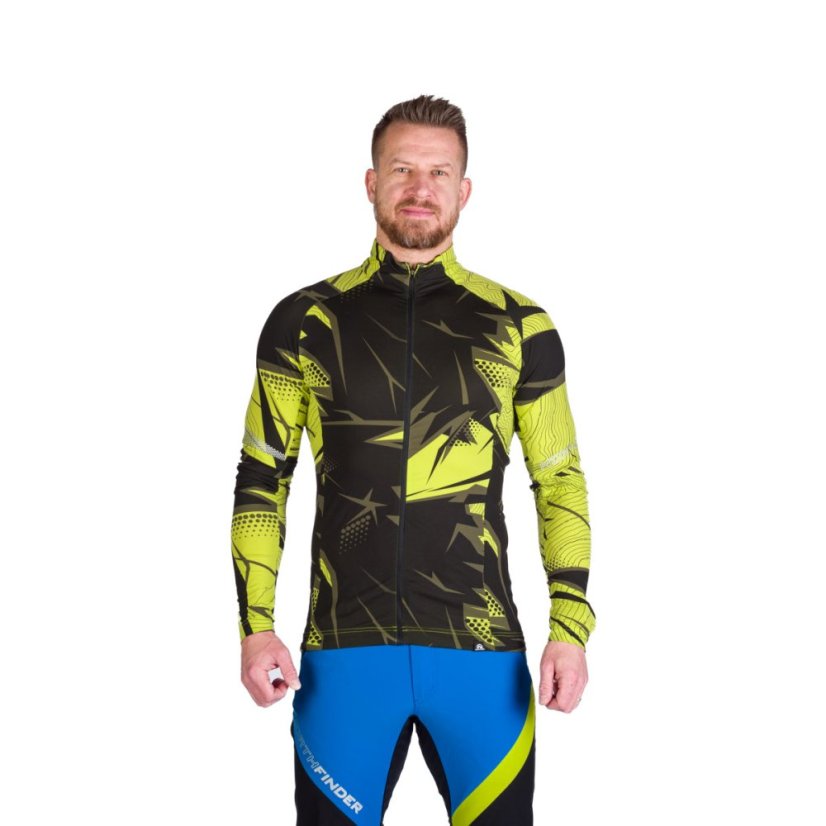 Bukovec I Lime green / Black – mikina na modeli