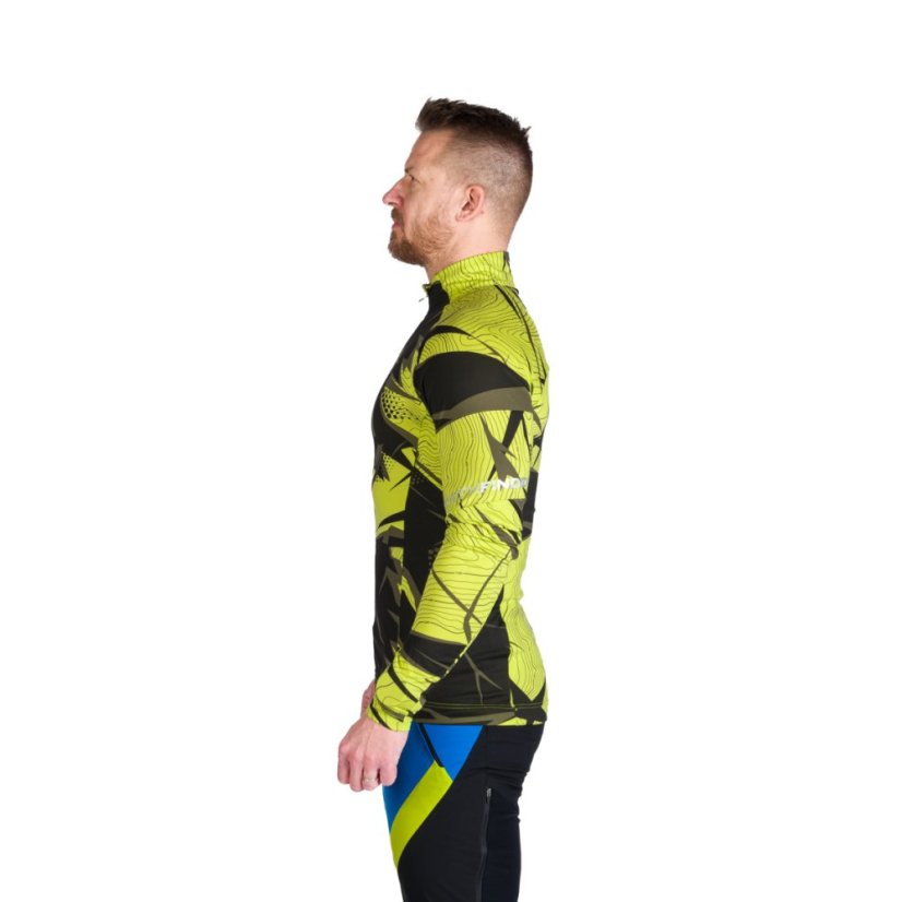 Bukovec I Lime green / Black – mikina na modeli