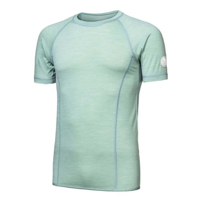 Sensor Merino Air pánske tričko – ľahká merino prvá vrstva – Basil Green