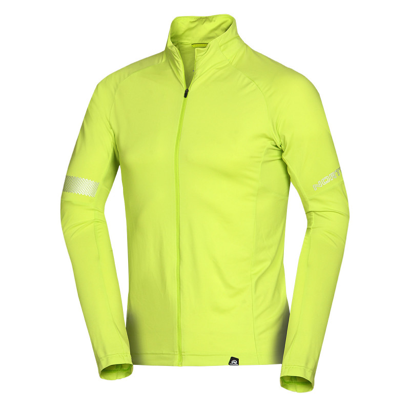Bukovec I Lime green – mikina na modeli, ďalší pohľad