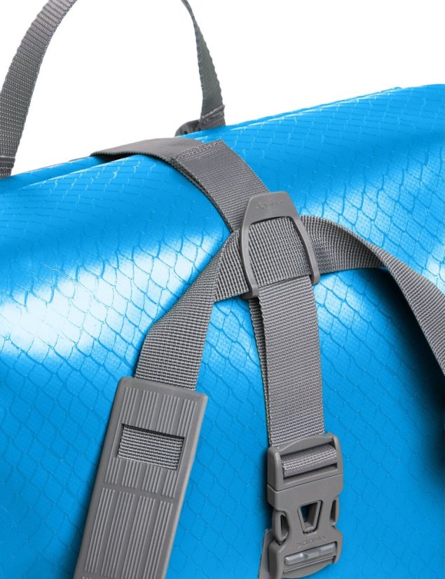 VAUDE Aqua Back Single modrá – detail ramenného a sťahovacieho popruhu