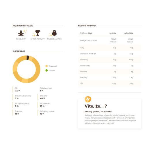 Chimpanzee | Protein Bar - Balenie: Chocolate