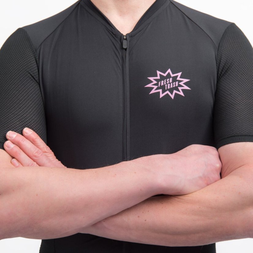 Fresh Trash Core Air Jersey Black - cyklo dres - Veľkosť: S