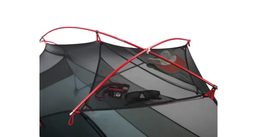 MSR Hubba Hubba LT 1 – detail stropného úložného vrecka