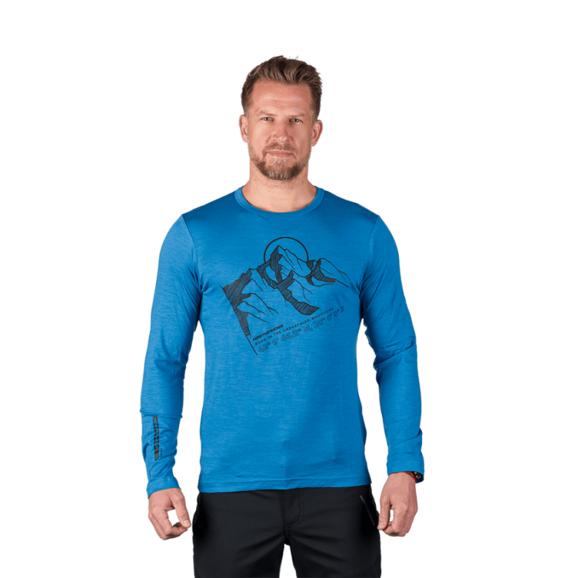 Northfinder Erno Blue – tričko na modeli spredu