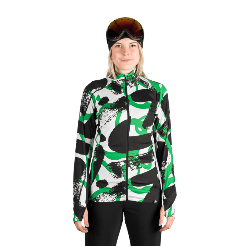 Northfinder Jamiya Greenprint – mikina na modelke