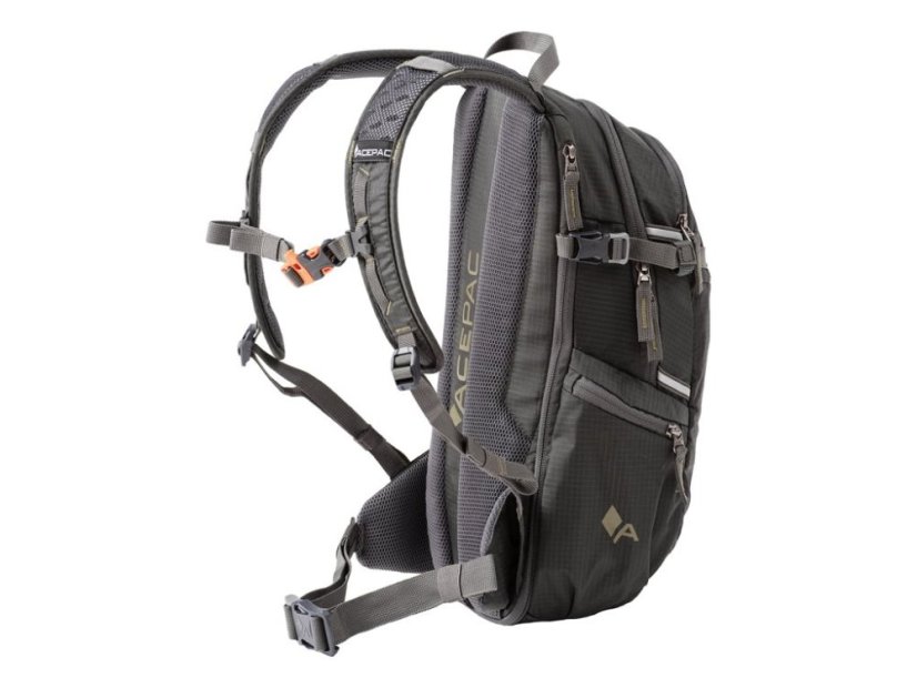 Acepac Flite 6 Exp MKIII Gray – chrbtový systém a expanzný zips