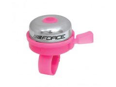 FORCE zvonček KLASIK Fe / plast 22,2mm, ružový