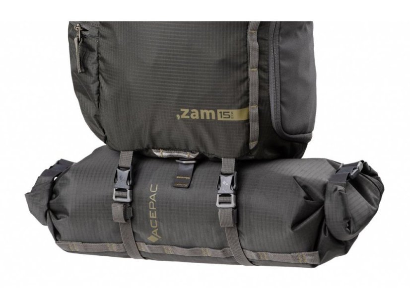 Acepac Zam 15 Exp MKIII Gray – detail uchytenia Bar Drybag 8 L