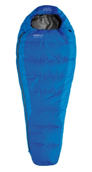 Campout | Spruce - Výška postavy: 175 cm, Strana zipsu: Ľavá, Farba spacáku: Blue