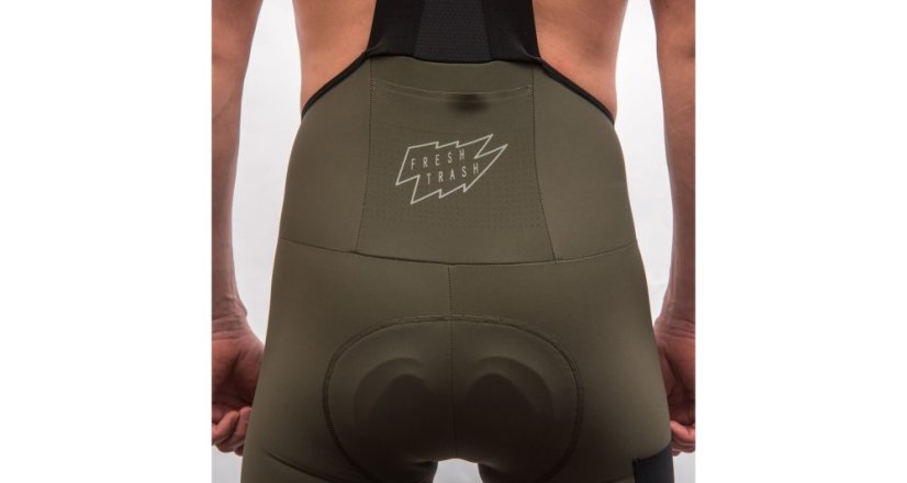 Fresh Trash Men's Signature Bib Shorts Evo - cyklo kraťasy - Farba: True Black, Veľkosť: S