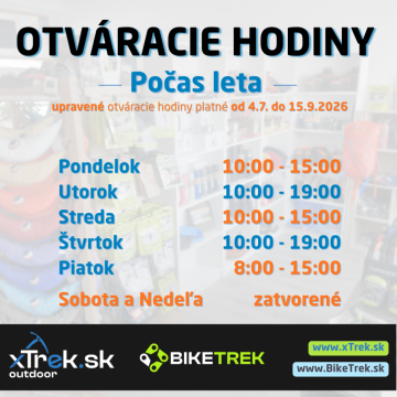 Letné otváracie hodiny predajne