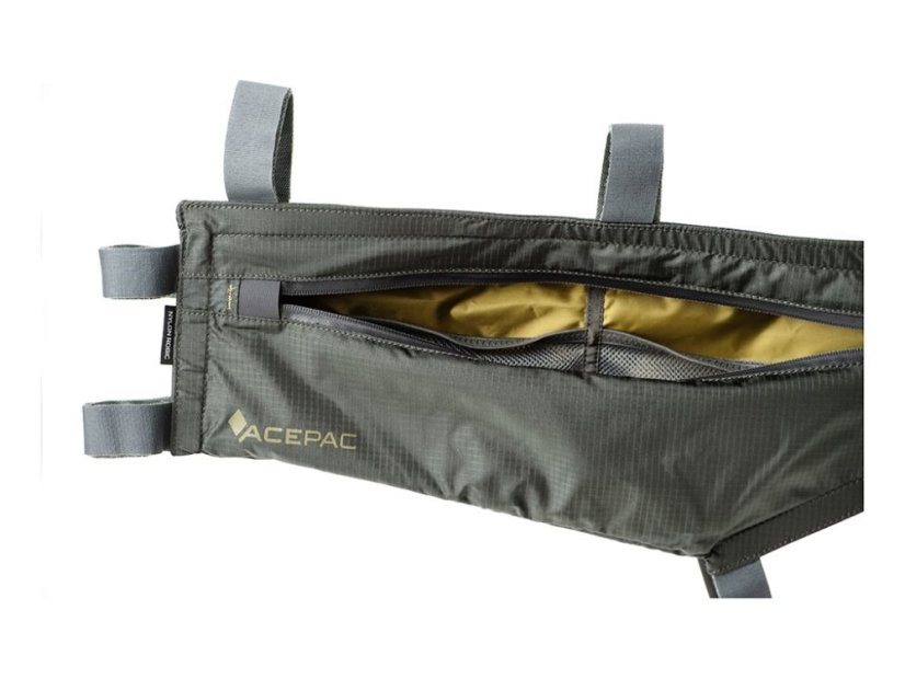 Acepac Zip Frame Bag L MKIII - Farba: Sivá