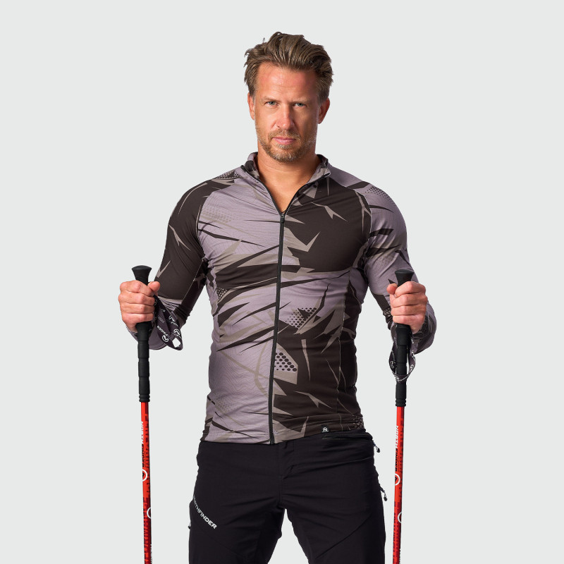 Bukovec II Grey / Black – mikina na modeli, ďalší pohľad