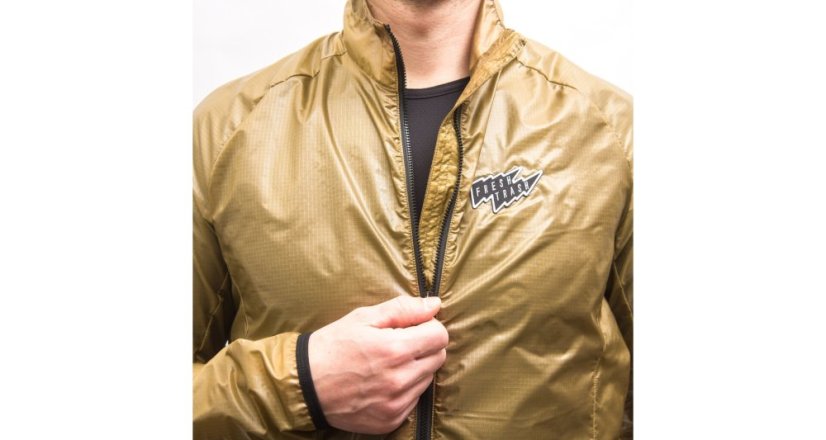 Fresh Trash Men's Up Parachute Jacket - cyklo bunda - Farba: Salted Caramel, Veľkosť: M