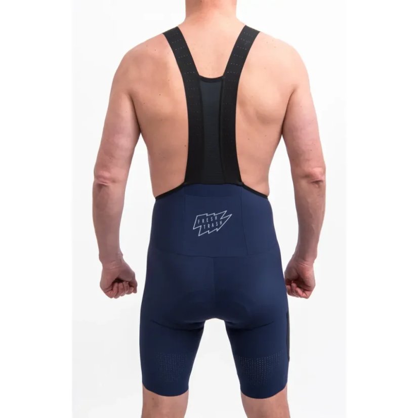 Fresh Trash Men's Signature Bib Shorts Evo - cyklo kraťasy - Farba: True Black, Veľkosť: S