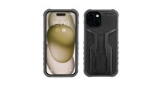 TOPEAK obal RIDECASE pre iPhone 15 čierna/sivá
