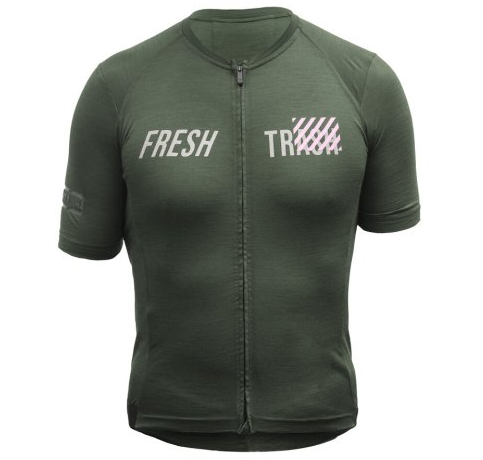Fresh Trash Men's Lite Merino Evo Jersey - cyklo dres - Farba: True Black, Veľkosť: L