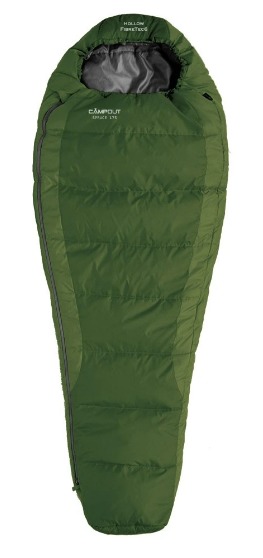 Campout | Spruce - Výška postavy: 175 cm, Strana zipsu: Pravá, Farba spacáku: Khaki
