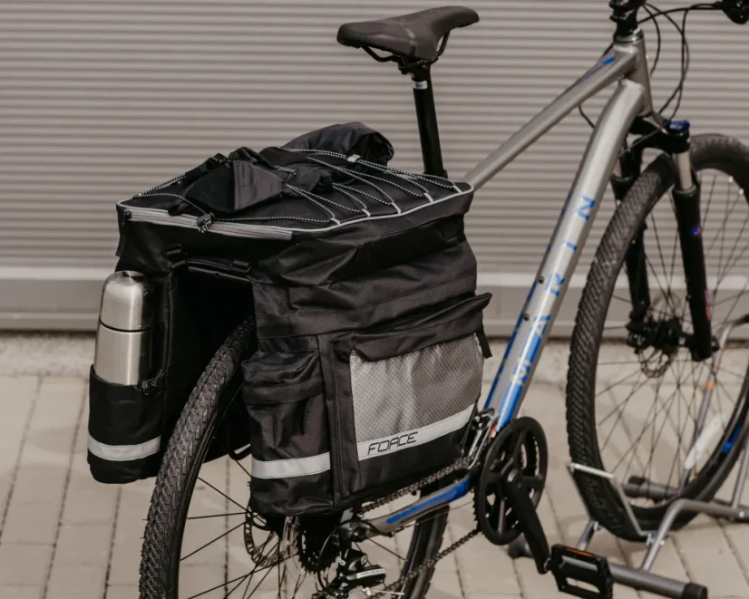 Force TARGET 32 L – trojtaška na bicykli, pohľad zozadu