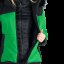 Dámska lyžiarska technická trendy zateplená bunda TAYLER - Farba: greenblack, Veľkosť: XS