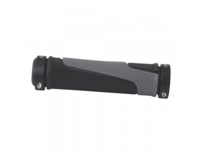 FORCE gripy ROSS - so zámkom, 130 mm, čierno-šedé