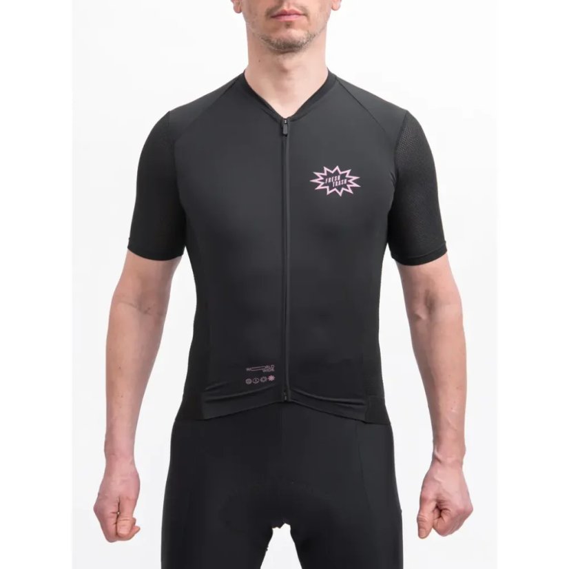 Fresh Trash Core Air Jersey Black - cyklo dres - Veľkosť: S