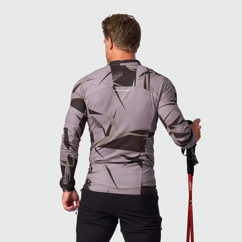 Bukovec II Grey / Black – mikina na modeli, ďalší pohľad