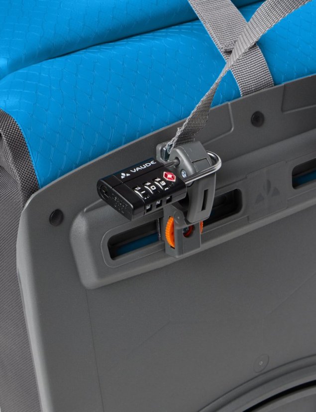 VAUDE Aqua Back Single modrá – detail uzamykateľného systému QMR 2.0