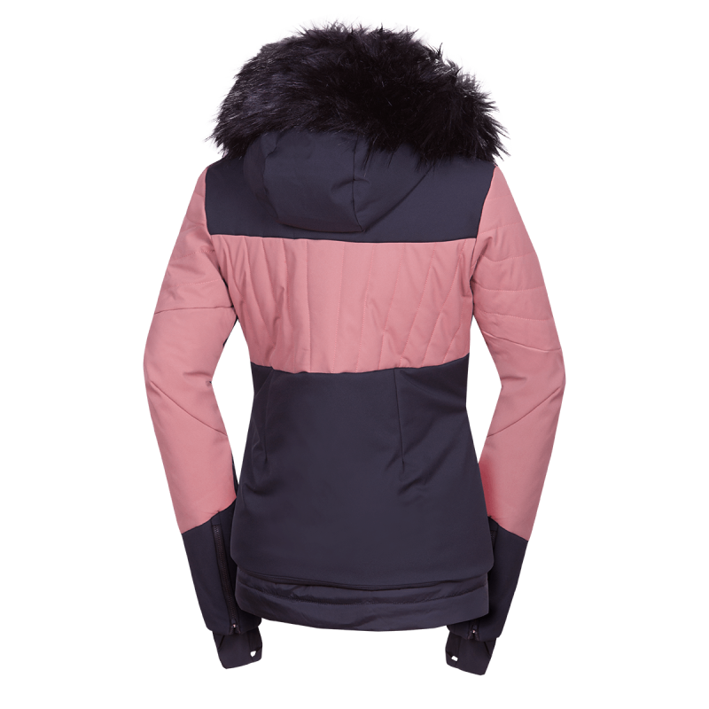 Dámska lyžiarska technická trendy zateplená bunda TAYLER - Farba: greenblack, Veľkosť: XS