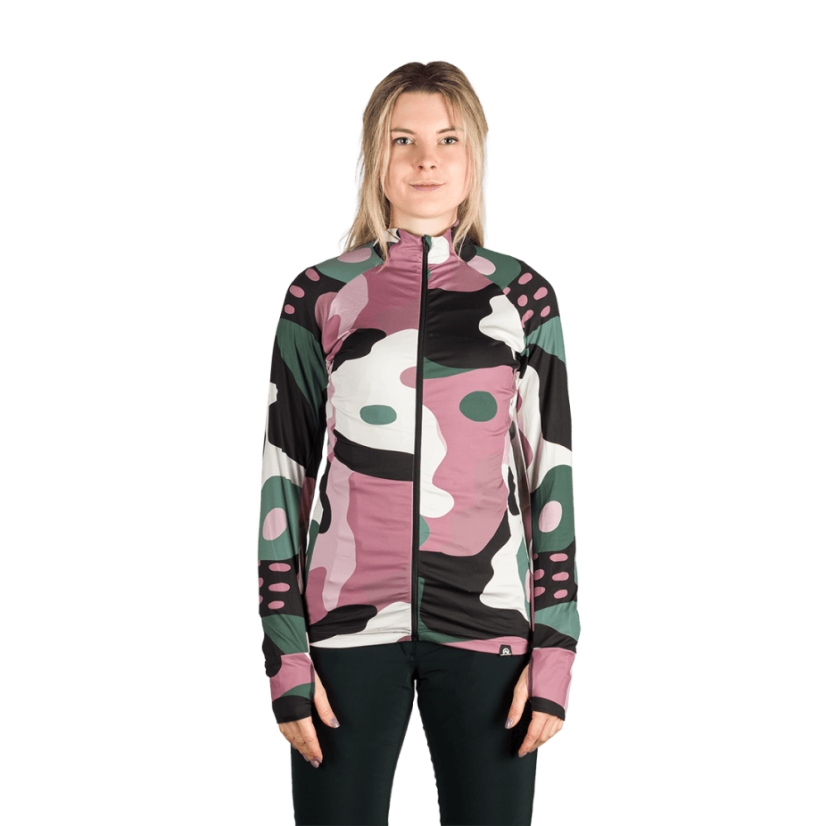 Northfinder Jamiya Alloverprint – mikina na modelke