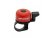 FORCE zvonček MINI - Fe / plast, 22,2 mm, červený
