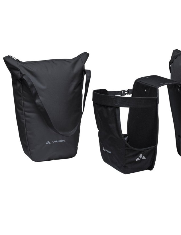VAUDE TwinShopper – odnímanie tašky zo spojovacieho dielu