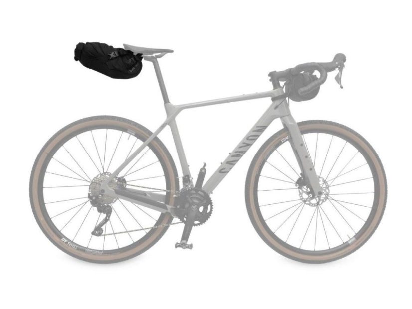 Acepac Drop Post Bag MKIII – použitie na bicykli