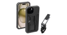 TOPEAK obal RIDECASE pre iPhone 15 čierna/sivá